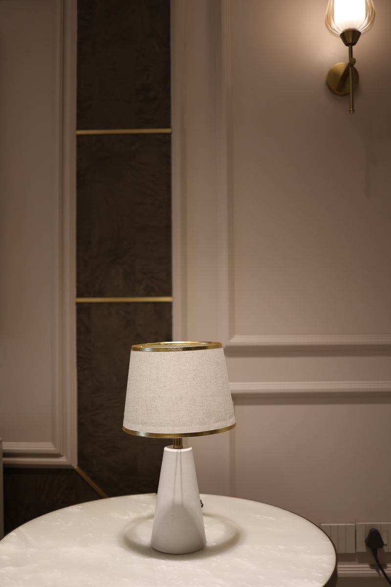 Chester Small White Side Lamp
