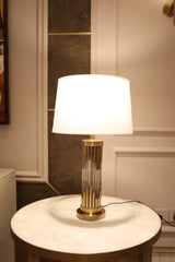 Damasco Crystal Gold Table Lamp
