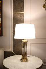 Damasco Crystal Gold Table Lamp