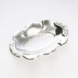 Silver plated carving oval bowl