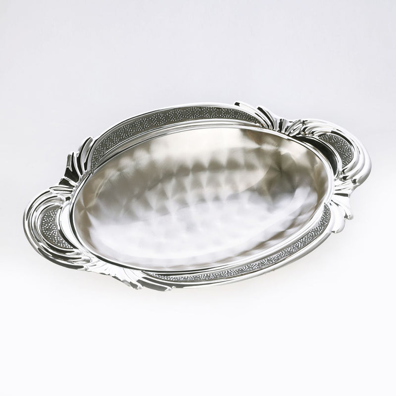 Silver Plated oval bowl (big)