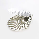 S.plated shell with crystal (small)