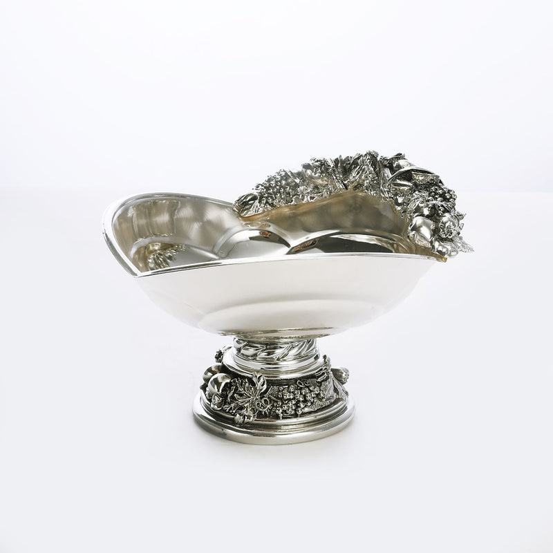 Silver Plated Galvanic Bowl With Stand