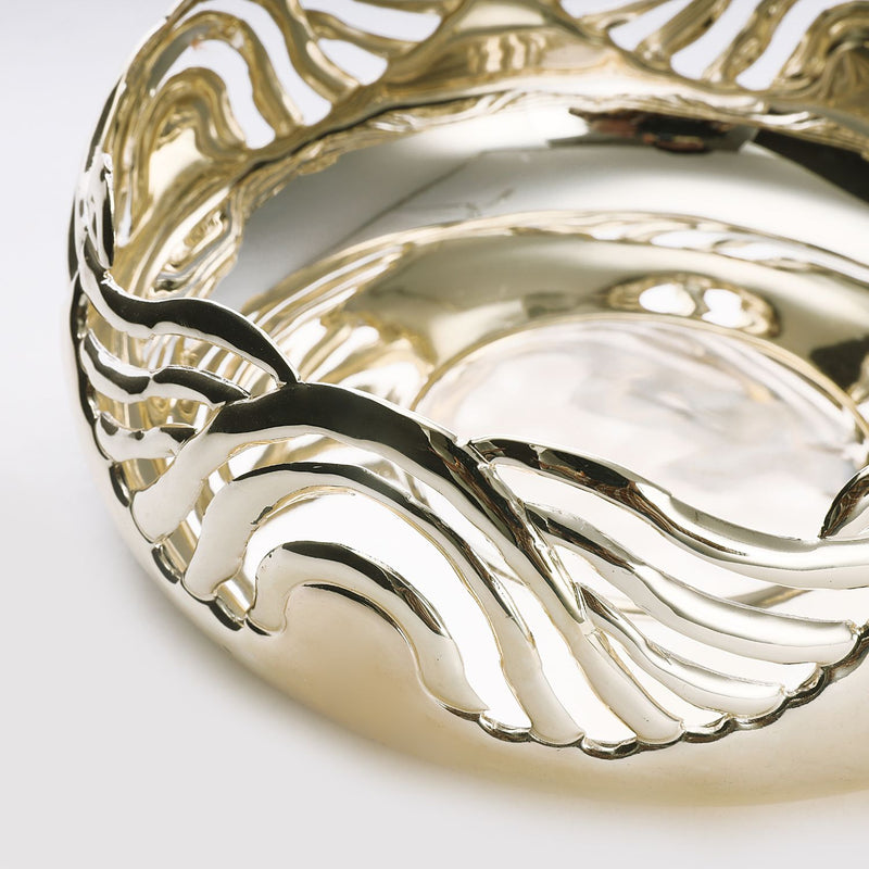 Silver plated jaal design bowl (big)