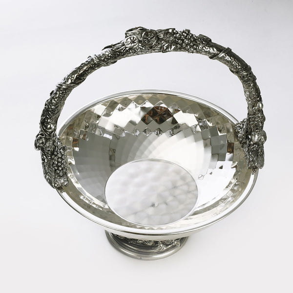 Margita bowl with handle silver