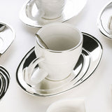Silver Tea Set With Saucer