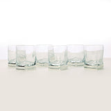Shot glasses with silver detail (set of 6)