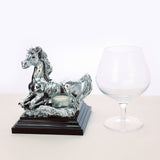 Horse goblet with 1 glass