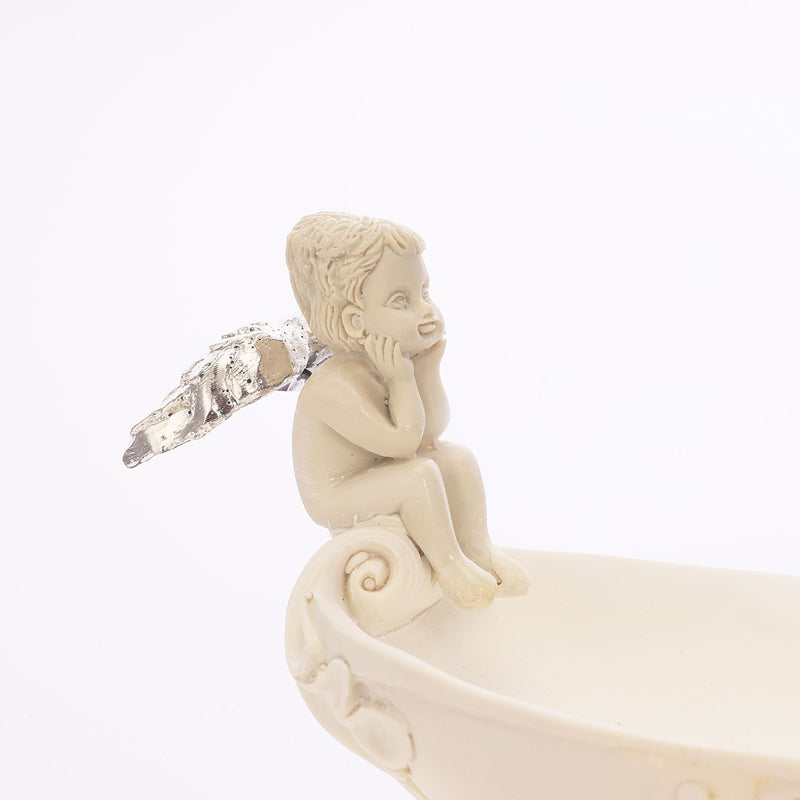 Oval Cupid Bowl Silver