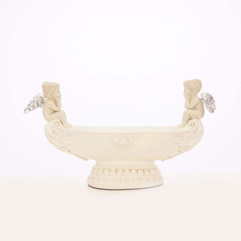 Oval Cupid Bowl Silver