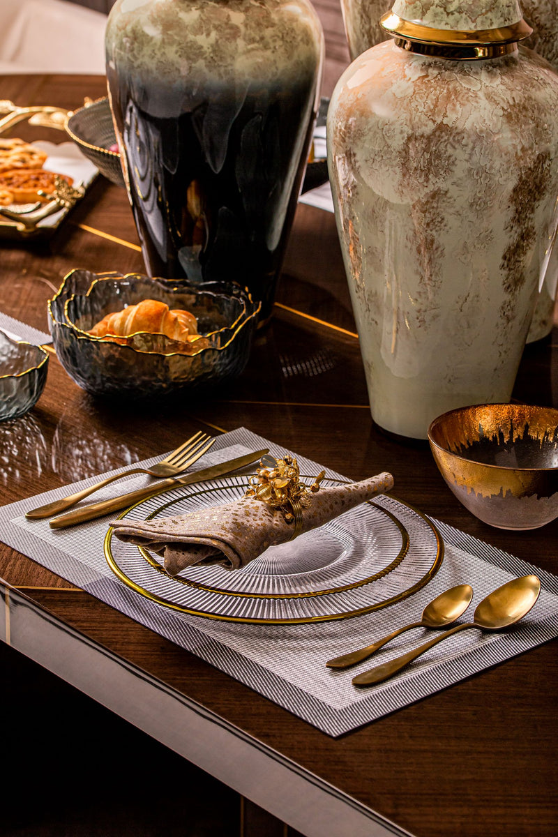 Gold Rim Salad Plate