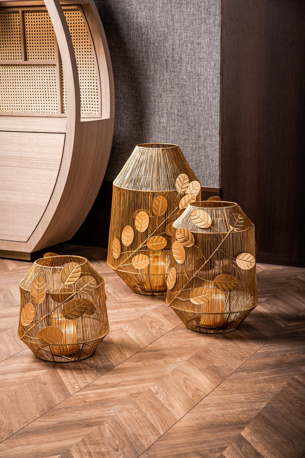 Savanah Leaf Lanterns