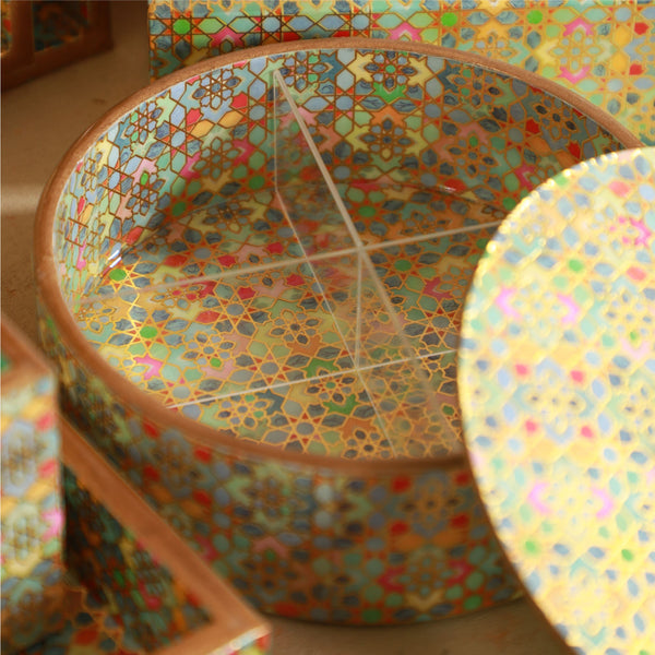Moroccan Printed Condiment Box