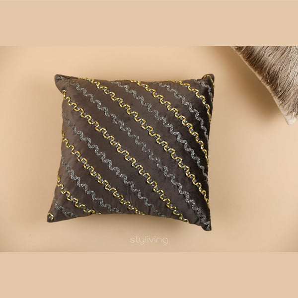 Chained Pattern Cushion Cover