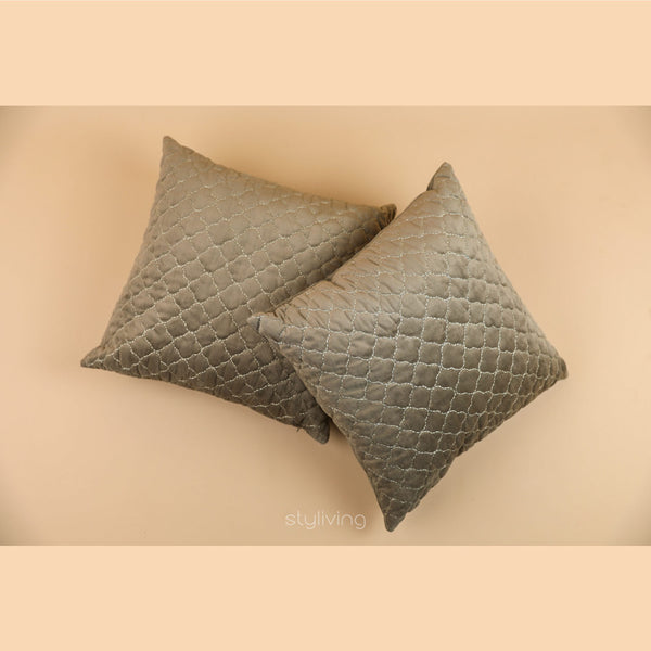 Quilted Velvet Cushion Cover