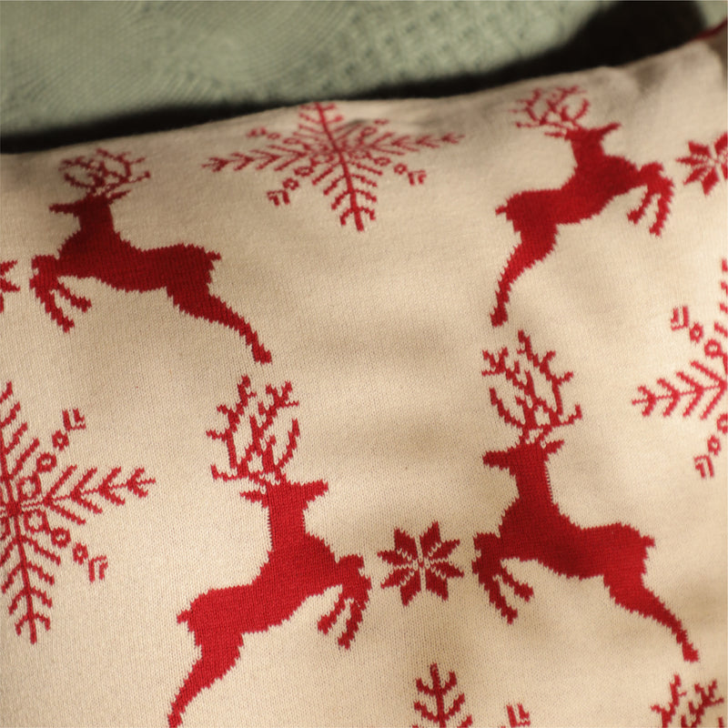 Christmas Knitted Cushion Cover