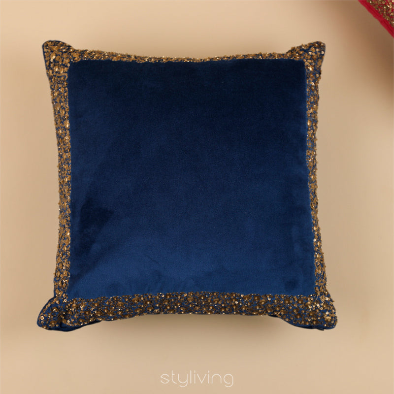 Velvet Sequence Cushion Cover